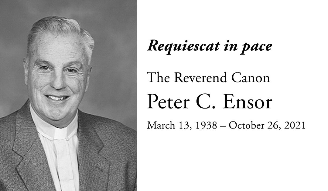 The Reverend Canon Peter C. Ensor