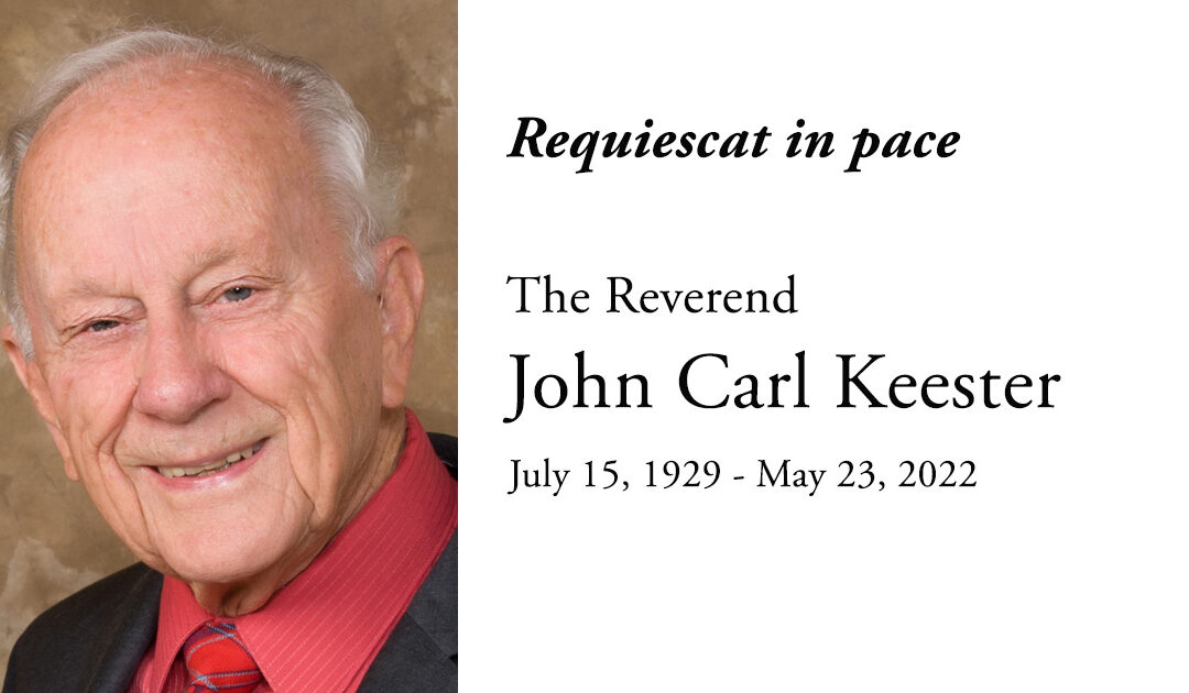 The Reverend John Carl Keester