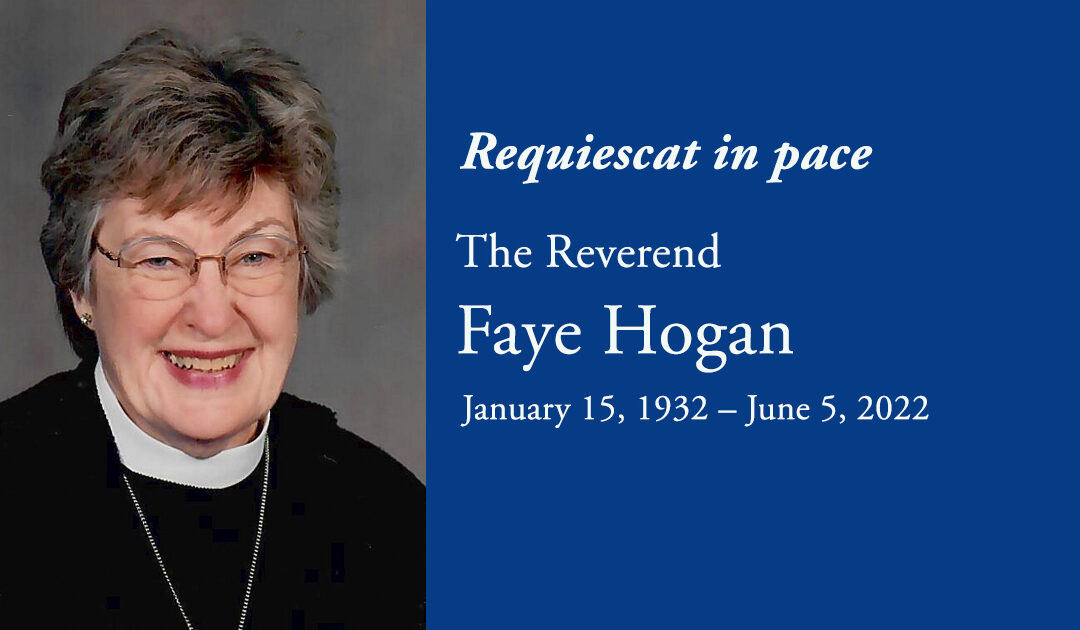 RIP: The Reverend Frances Faye Hogan