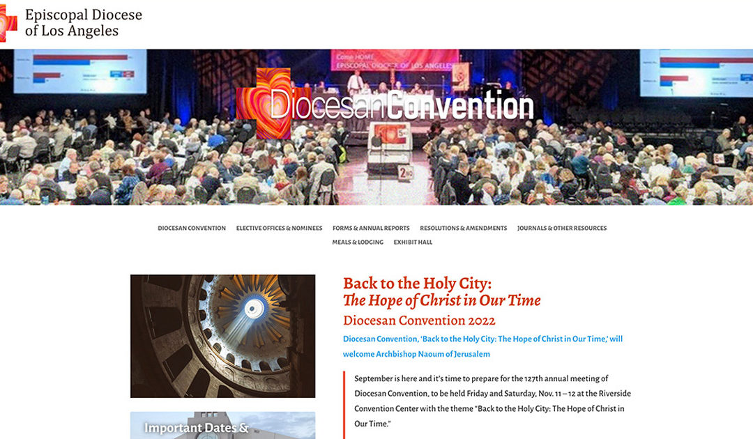 Convention website gets new look, new URL