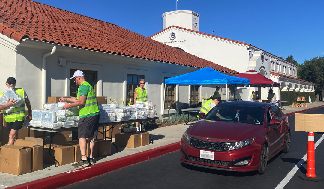 Infant pantry at St. Margaret’s, San Juan Capistrano, supports local families with diapers, wipes, formula, love and prayer