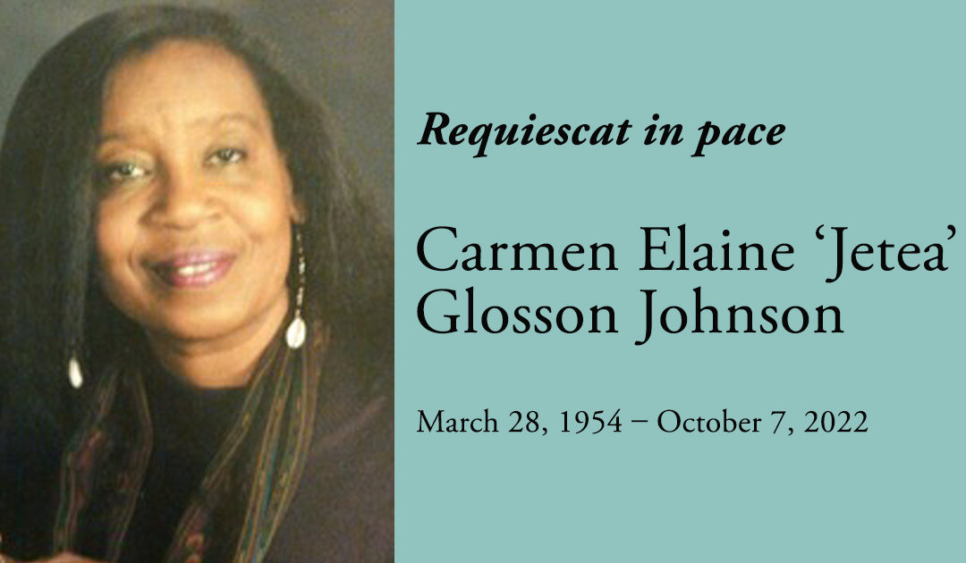 Carmen Elaine ‘Jetea’ Glosson Johnson