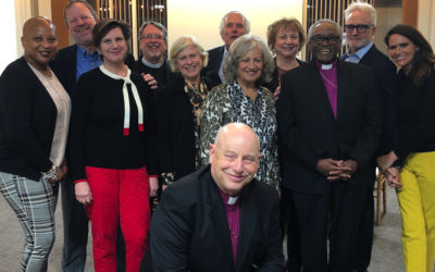 A dinner for the presiding bishop and friends