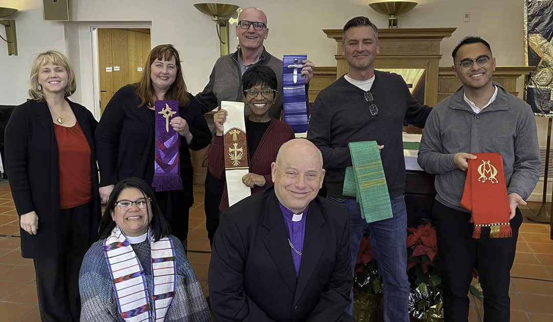 Ordinands and handmade stoles