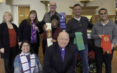 Ordinands and handmade stoles