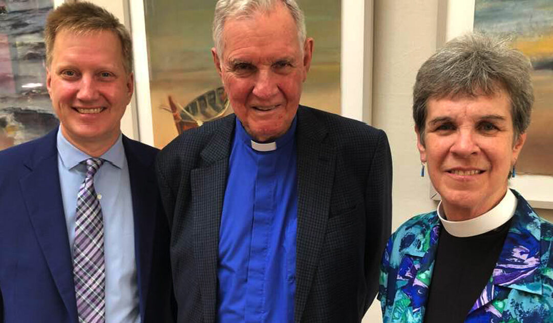 A chaplains’ luncheon with the Rev. Jonathan Aitken