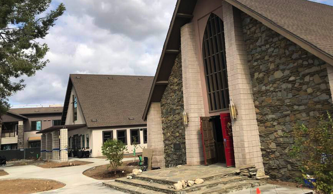 New parish hall at Church of the Blessed Sacrament, Placentia