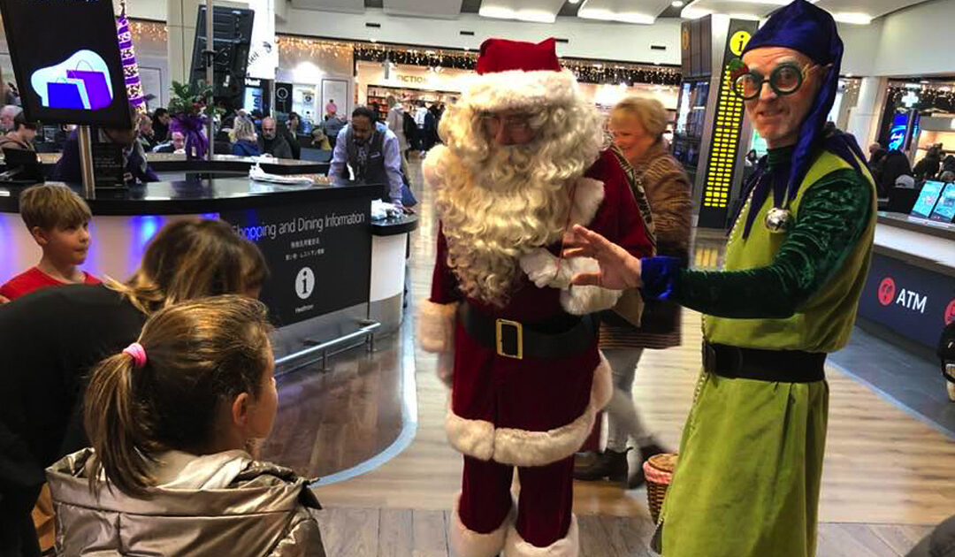 Holiday scenes at Heathrow