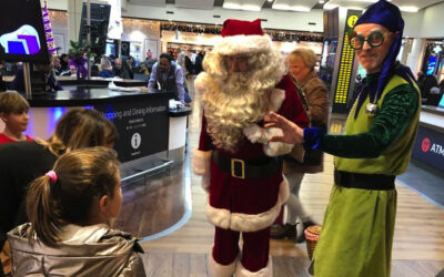 Holiday scenes at Heathrow