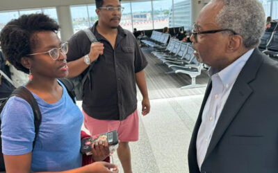 A presiding bishop encounter at the Louisville airport