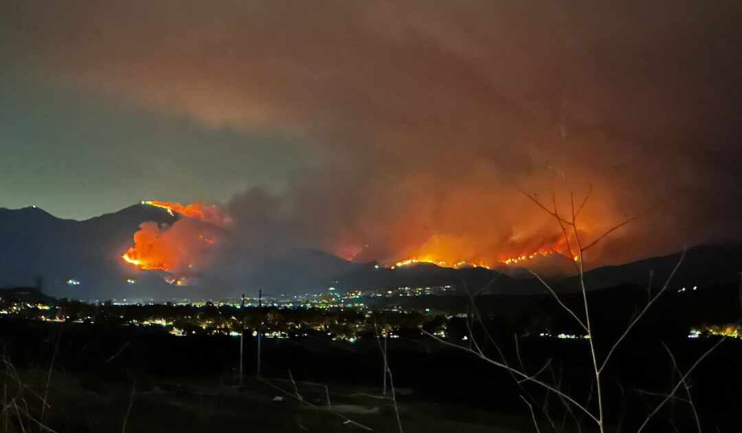 Episcopalians cope with fire threat, offer comfort and assistance to those fleeing flames