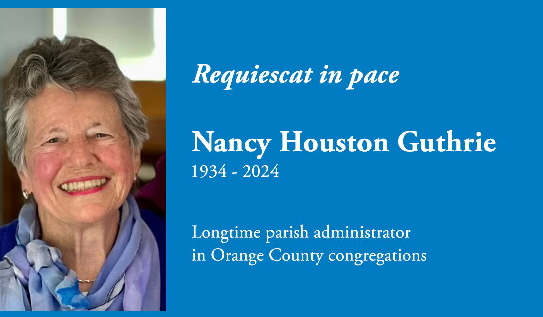 RIP: Nancy Houston Guthrie