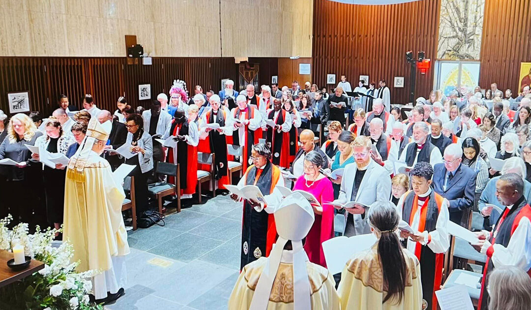 In person and at watch parties, Diocese of LA people participate in Presiding Bishop Rowe’s investiture