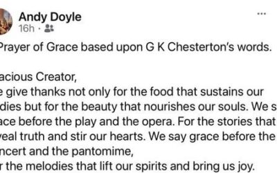 Daily prayer: Grace and thanksgiving