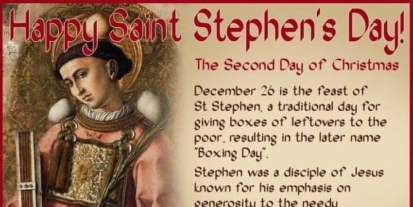 Daily prayer: St. Stephen