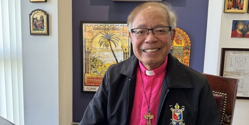 The Rt. Rev. Gerry Engnan visiting