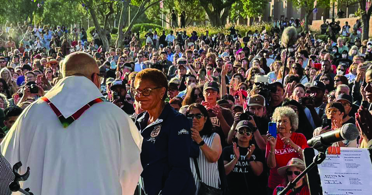 Prayer for Los Angeles at a rally in Grand Park | Episcopal Diocese of ...