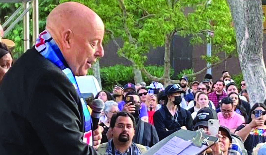 L.A. vigil rallies faith community in peaceful protest of ICE raids, federal policy