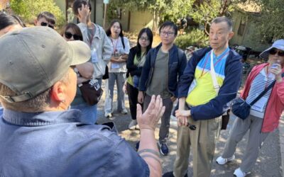 Visiting Camp Stevens with the Taiwan delegation