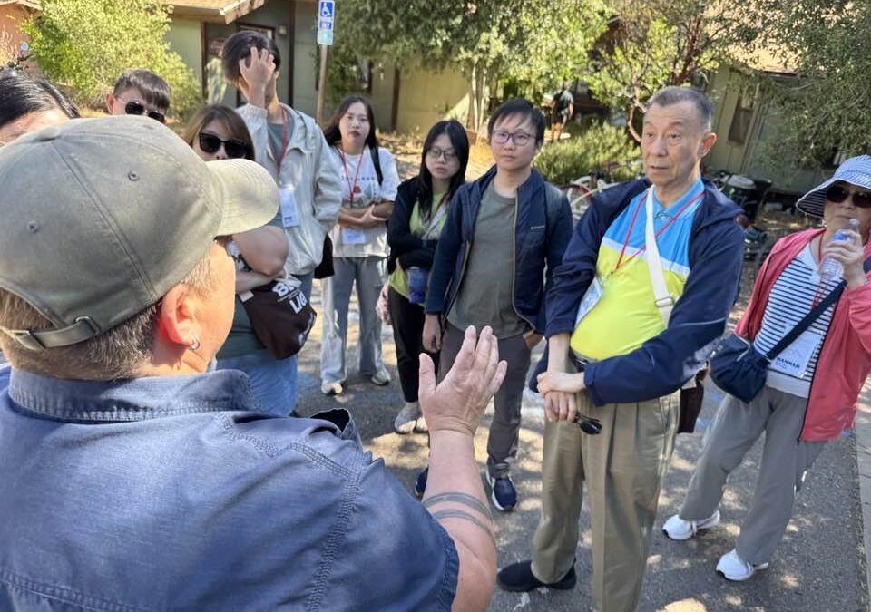 Visiting Camp Stevens with the Taiwan delegation