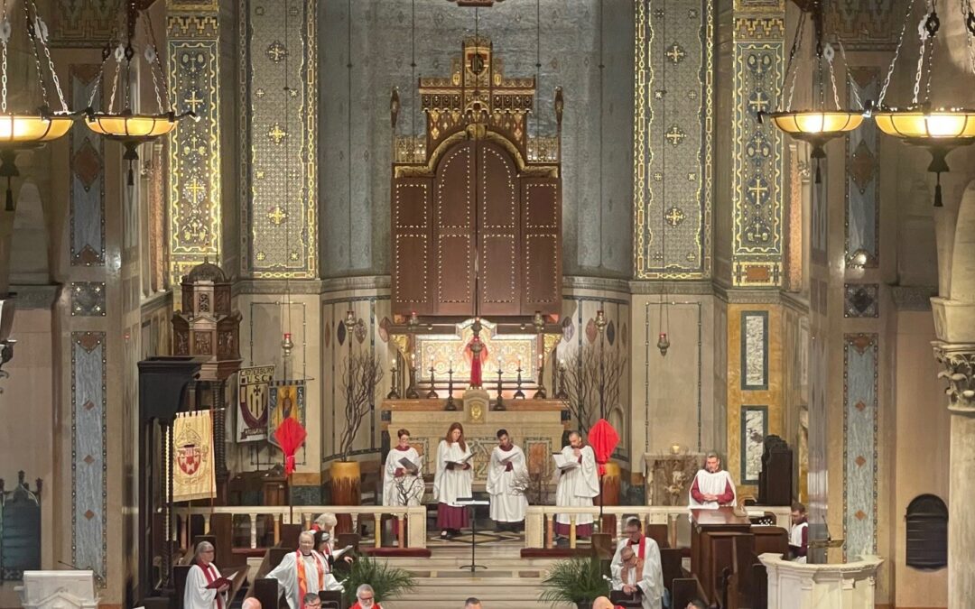 In clergy renewal of vows sermon, Bishop Taylor affirms golden rule as common denominator for social change 