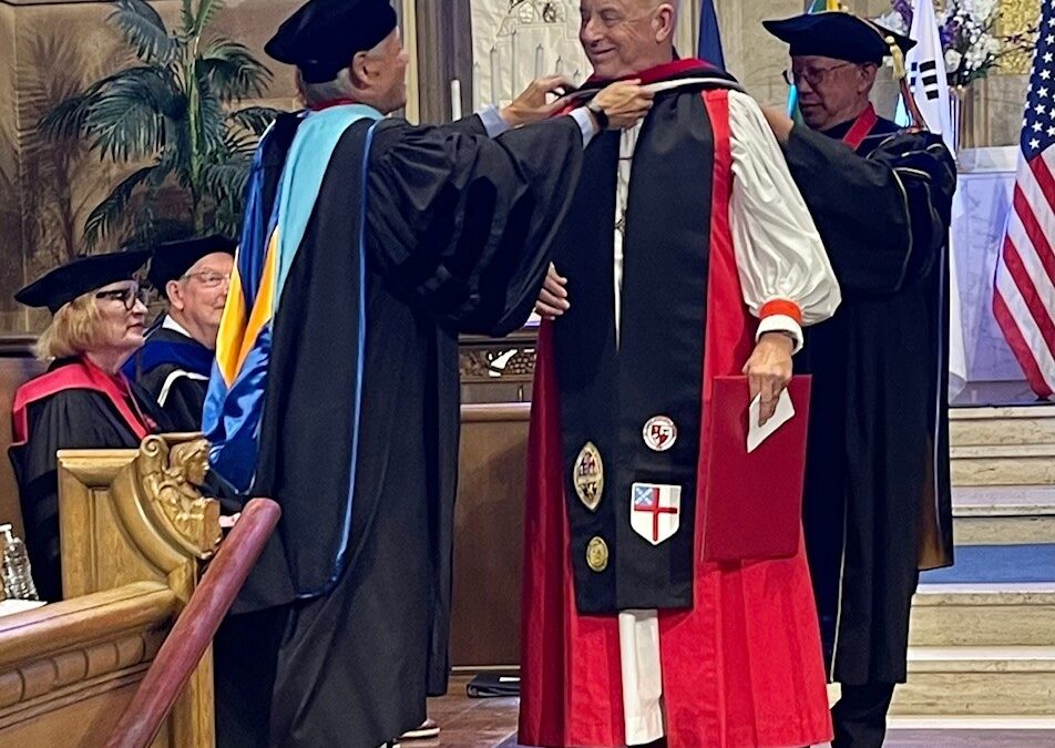 Remarks and closing prayer at Claremont School of Theology commencement
