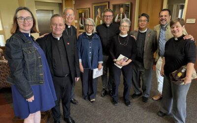 Lunch with the deans of the Diocese